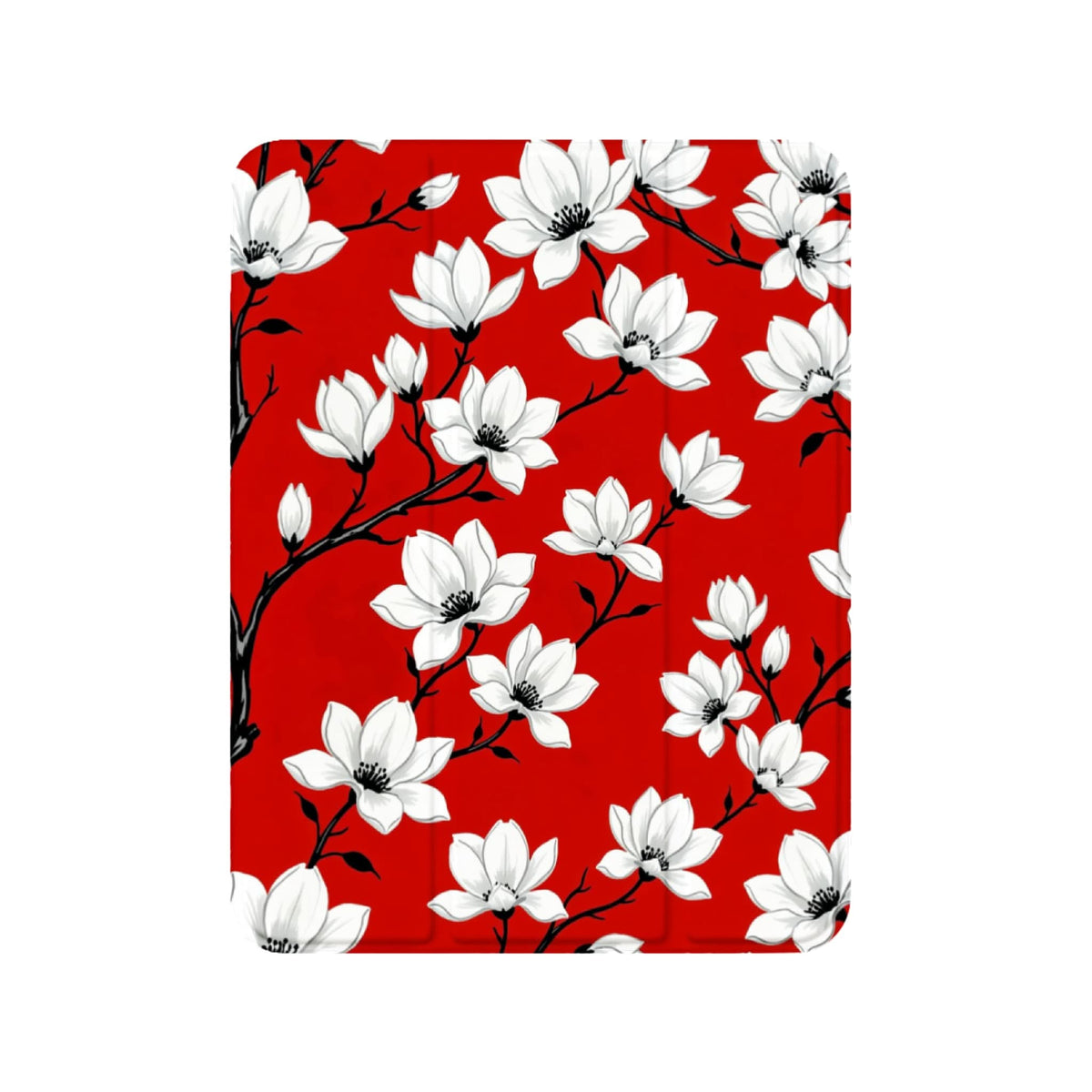 Chinese Hand-Painted Magnolia iPad Case