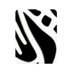 Zebra Print iPad Case Classic Black White Animal Stripe Protective TPU