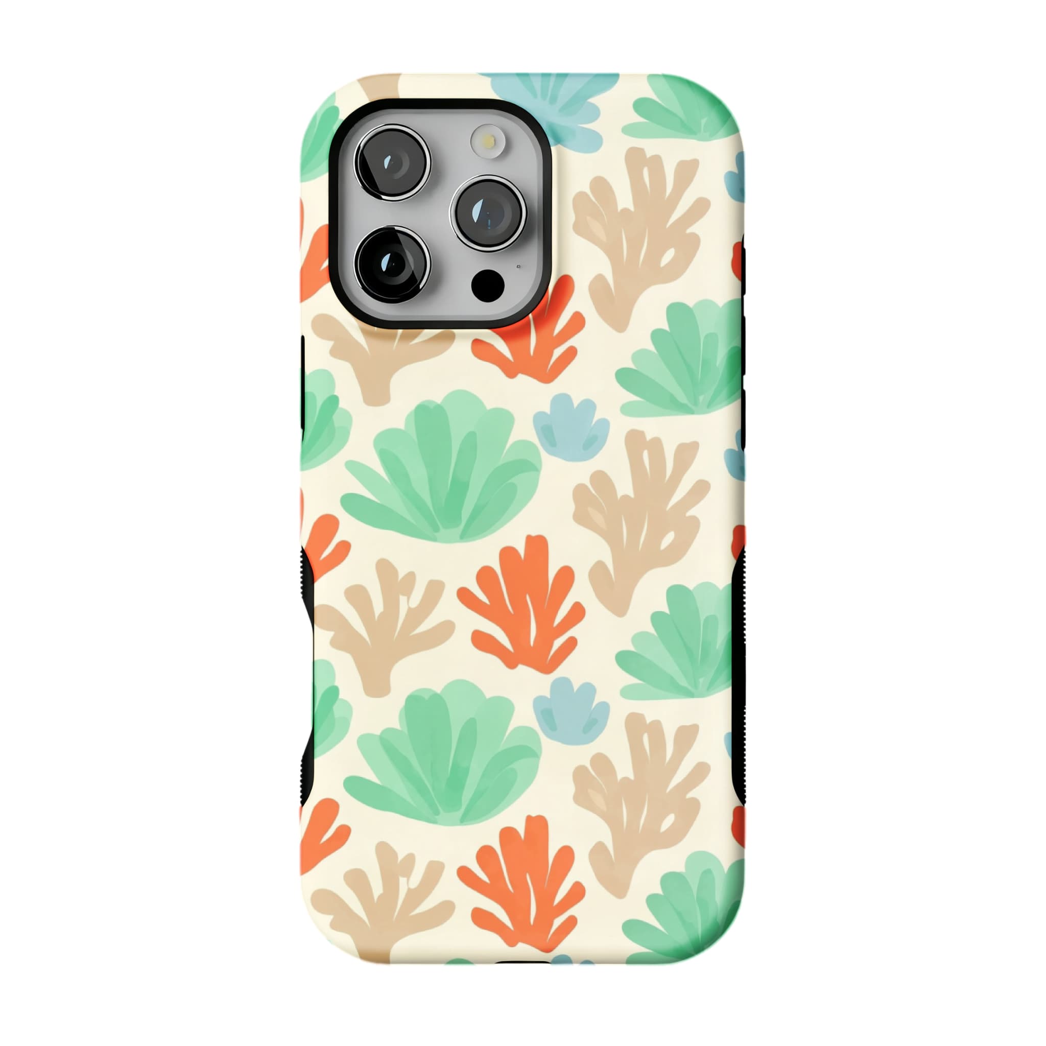 Watercolor Coral iPhone Case Hand Painted Ocean Art Protective TPU