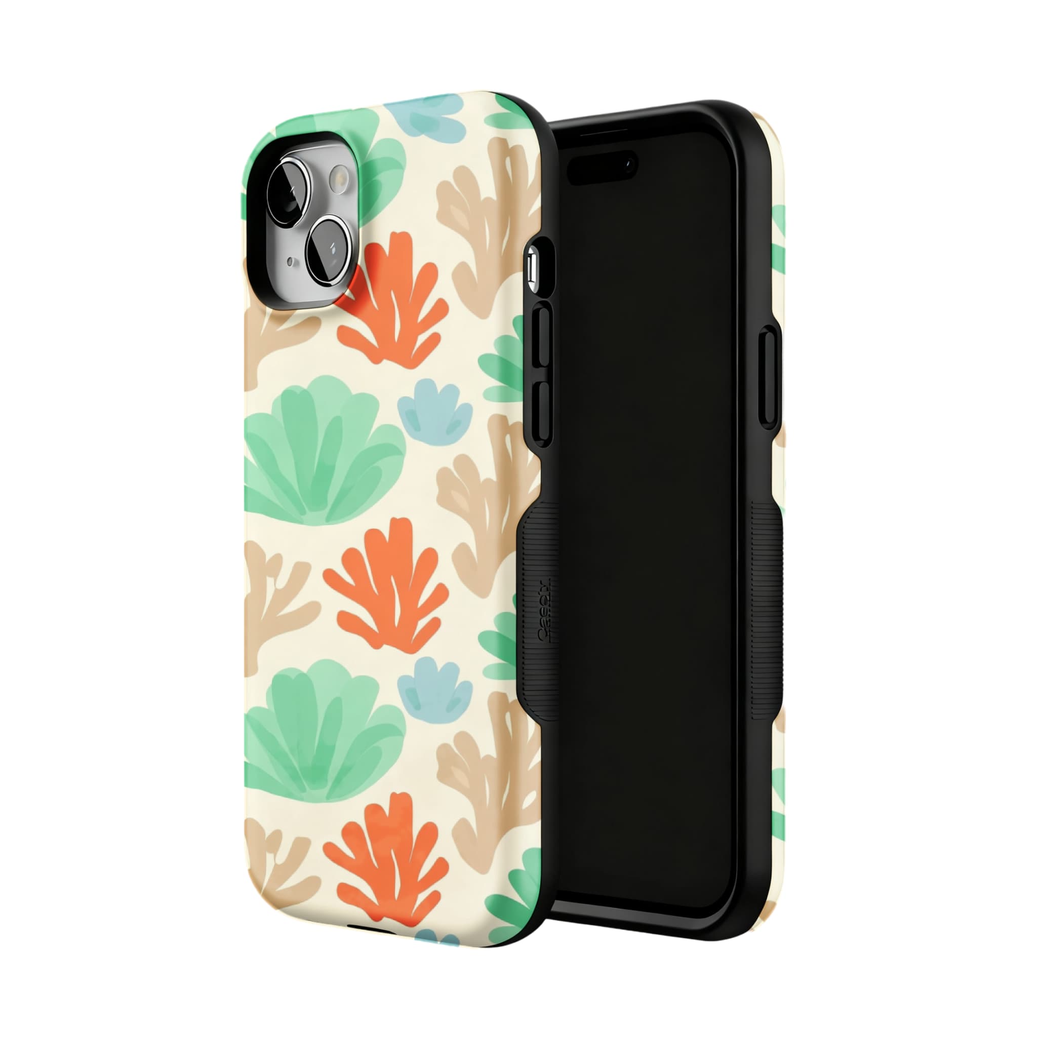 Watercolor Coral iPhone Case Hand Painted Ocean Art Protective TPU