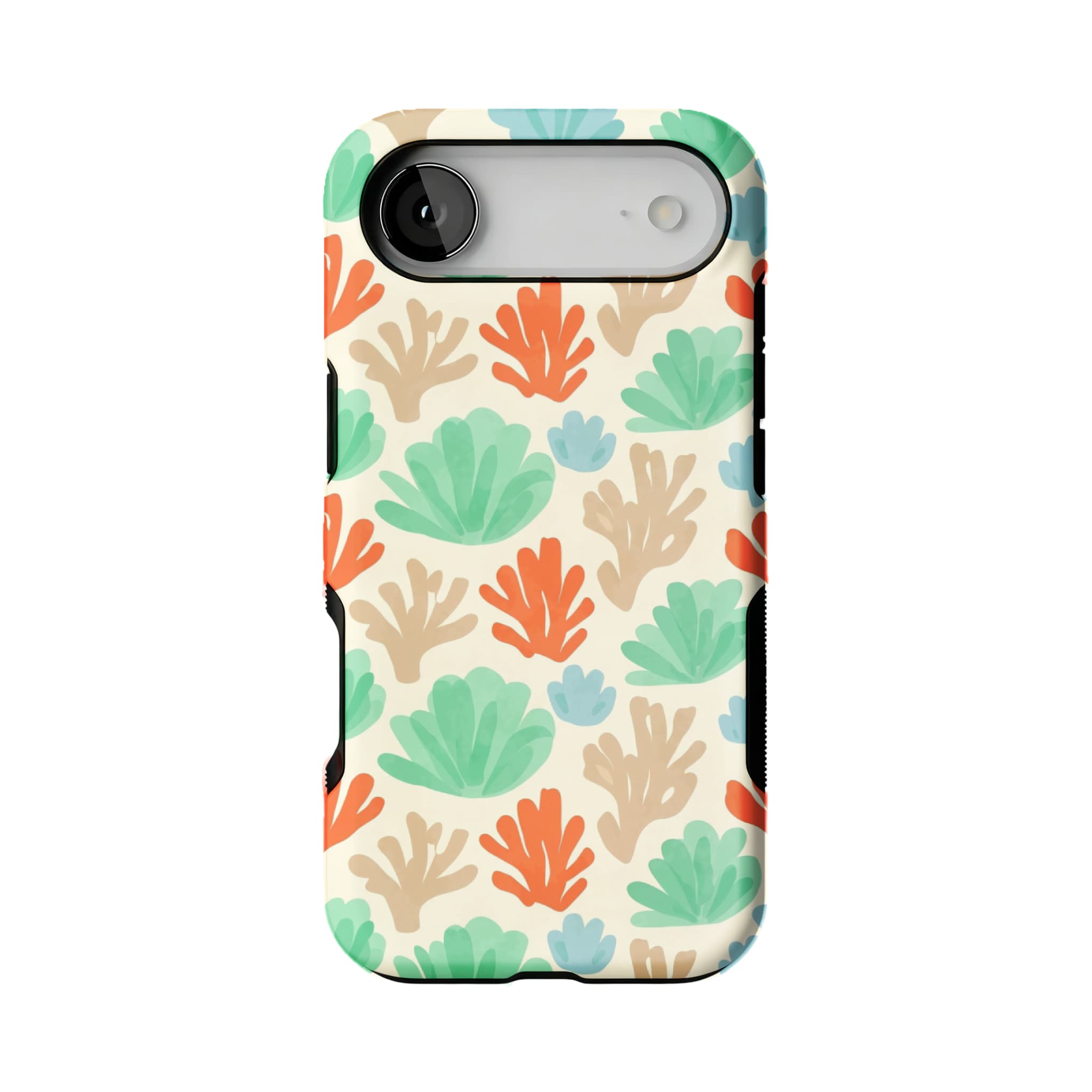 Watercolor Coral iPhone Case Hand Painted Ocean Art Protective TPU