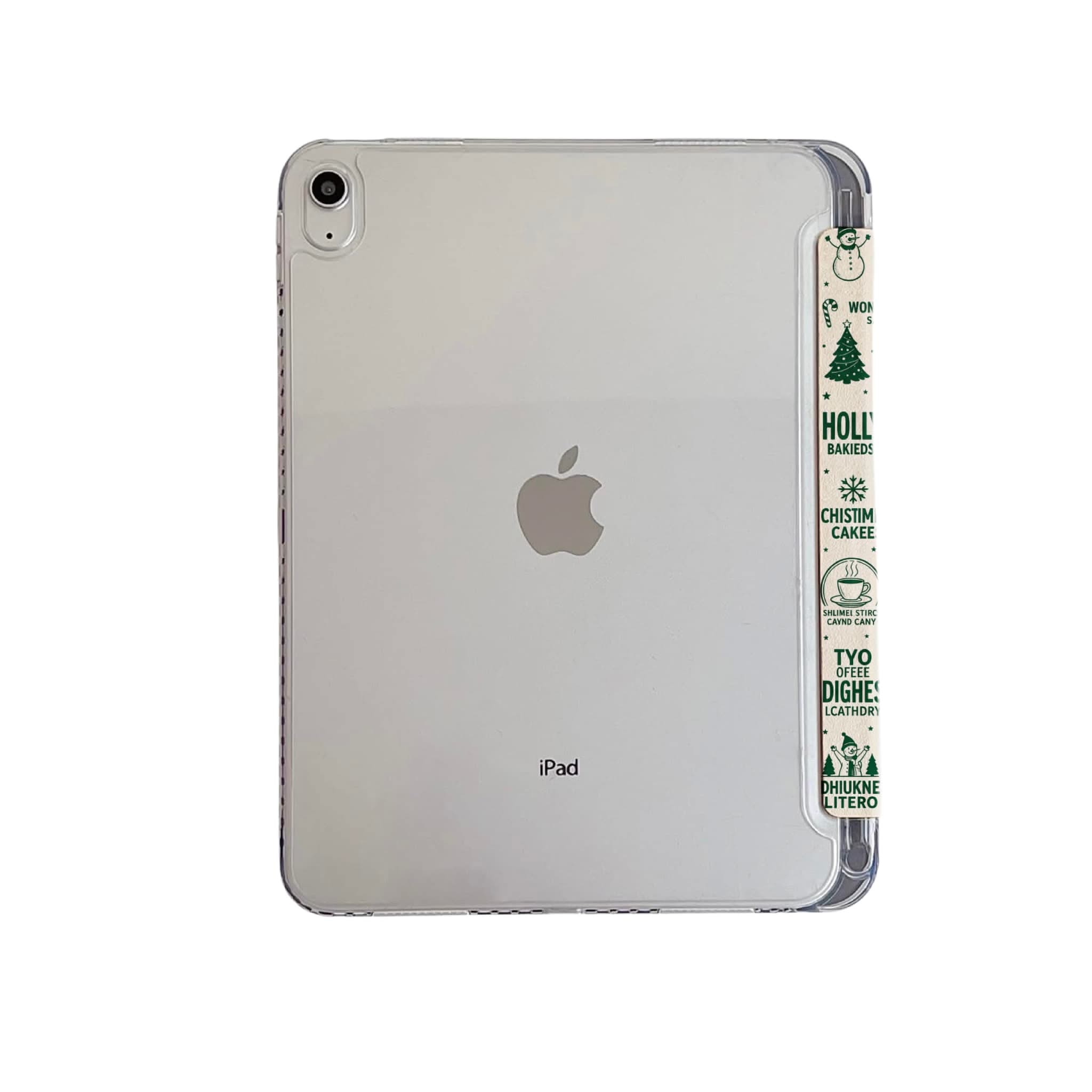Retro Christmas Graffiti iPad Case