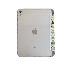 Retro Christmas Graffiti iPad Case