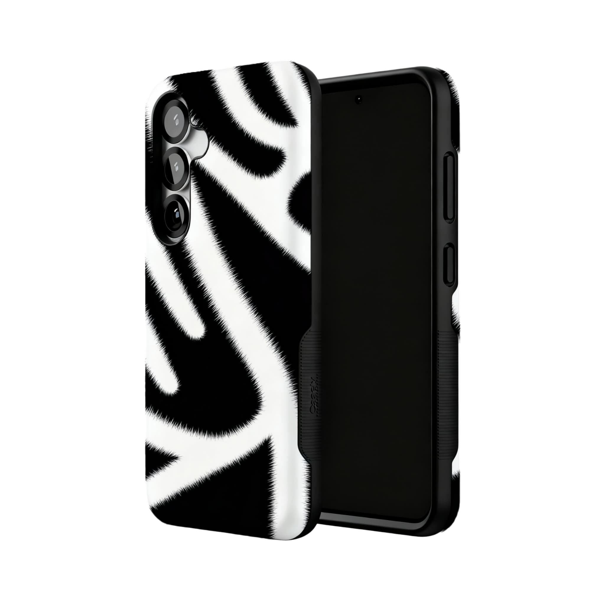 Zebra Print Samsung Galaxy Case Classic Black White Animal Stripe Protective