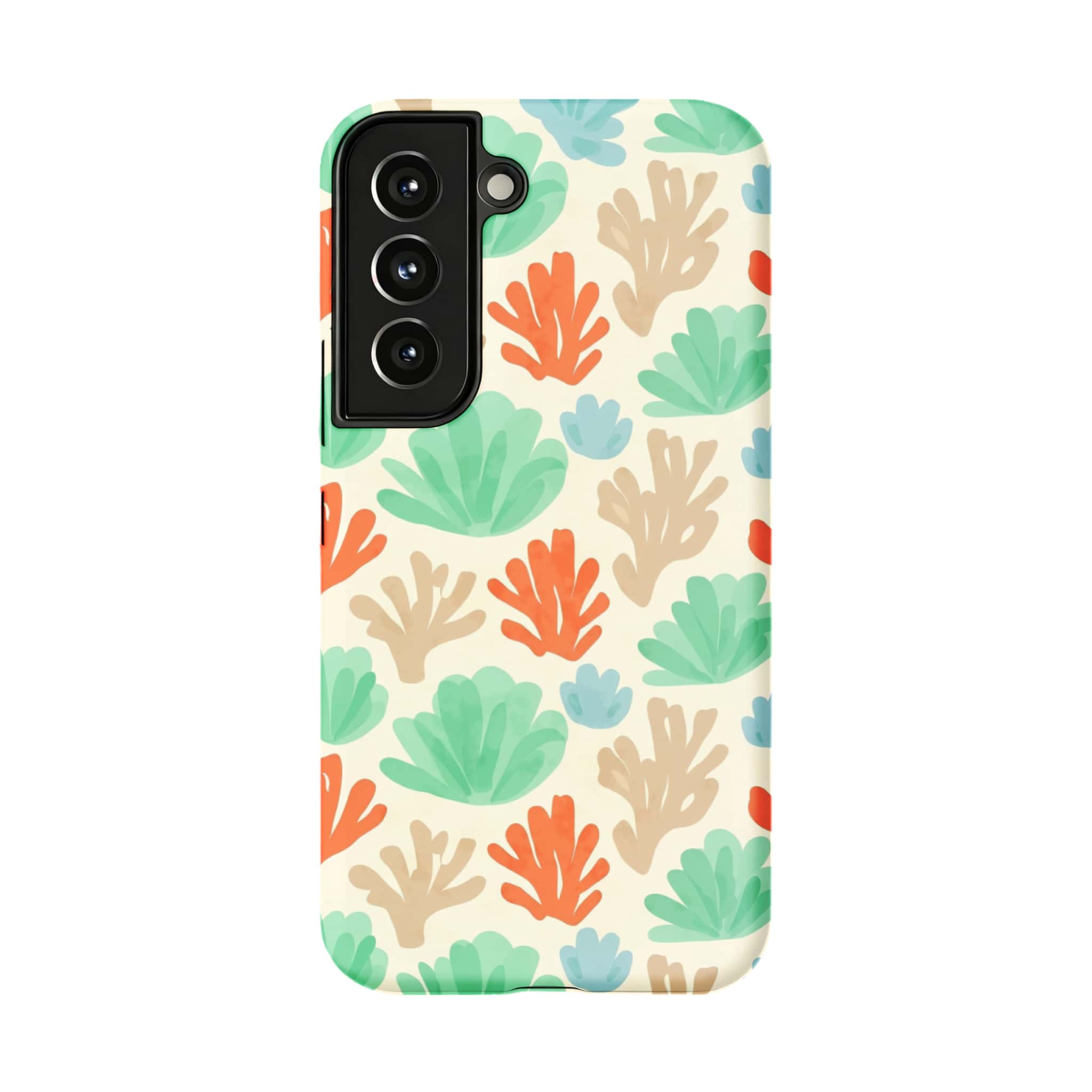 Watercolor Coral Samsung Galaxy Case Hand Painted Ocean Art Protective