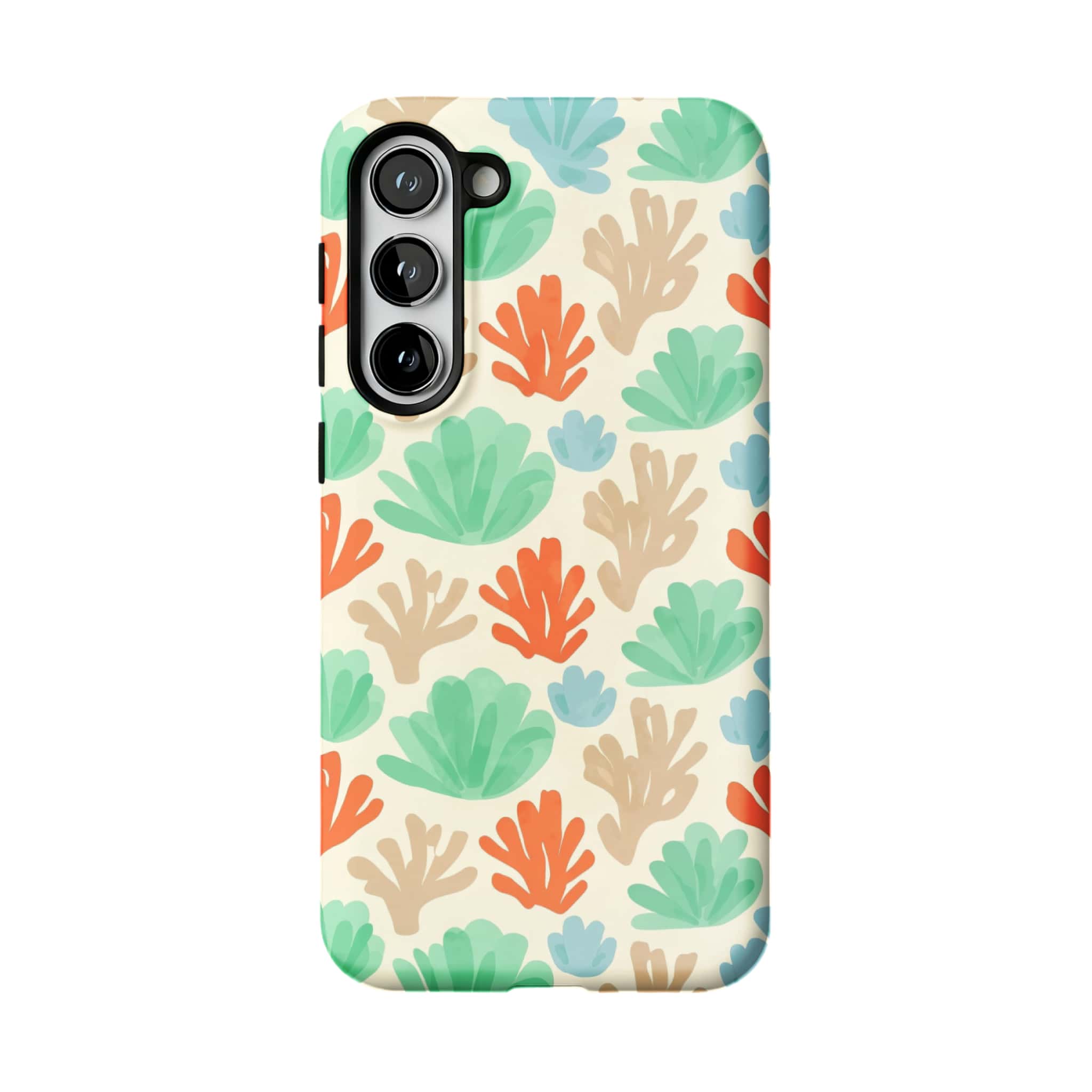 Watercolor Coral Samsung Galaxy Case Hand Painted Ocean Art Protective