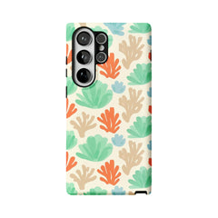 Watercolor Coral Samsung Galaxy Case Hand Painted Ocean Art Protective