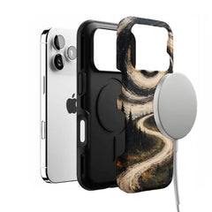 Swirl Sky Forest iPhone Case, Van Gogh Style Shockproof Cover