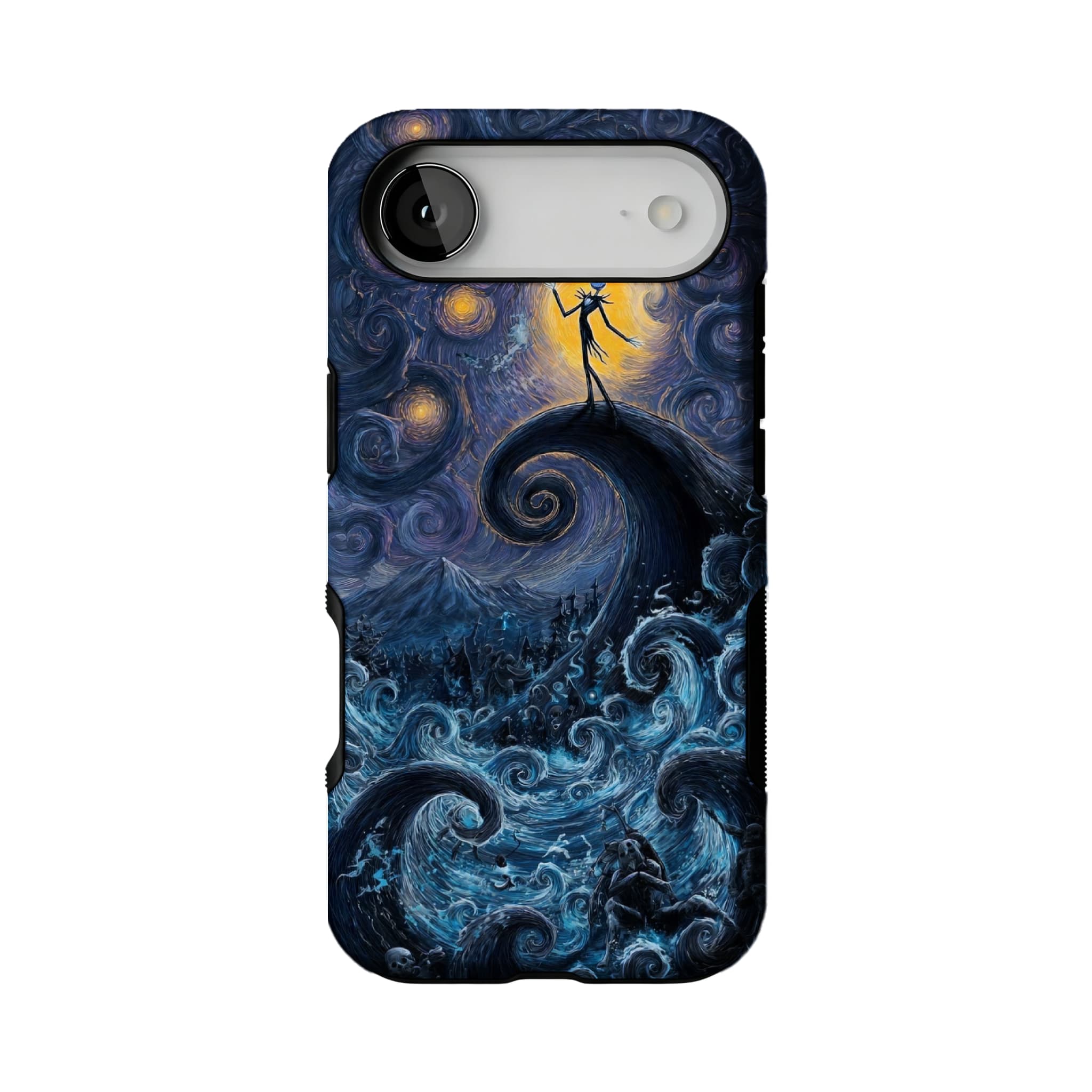 Starry Night Fantasy | Jack Skellington Gothic Halloween iPhone Case