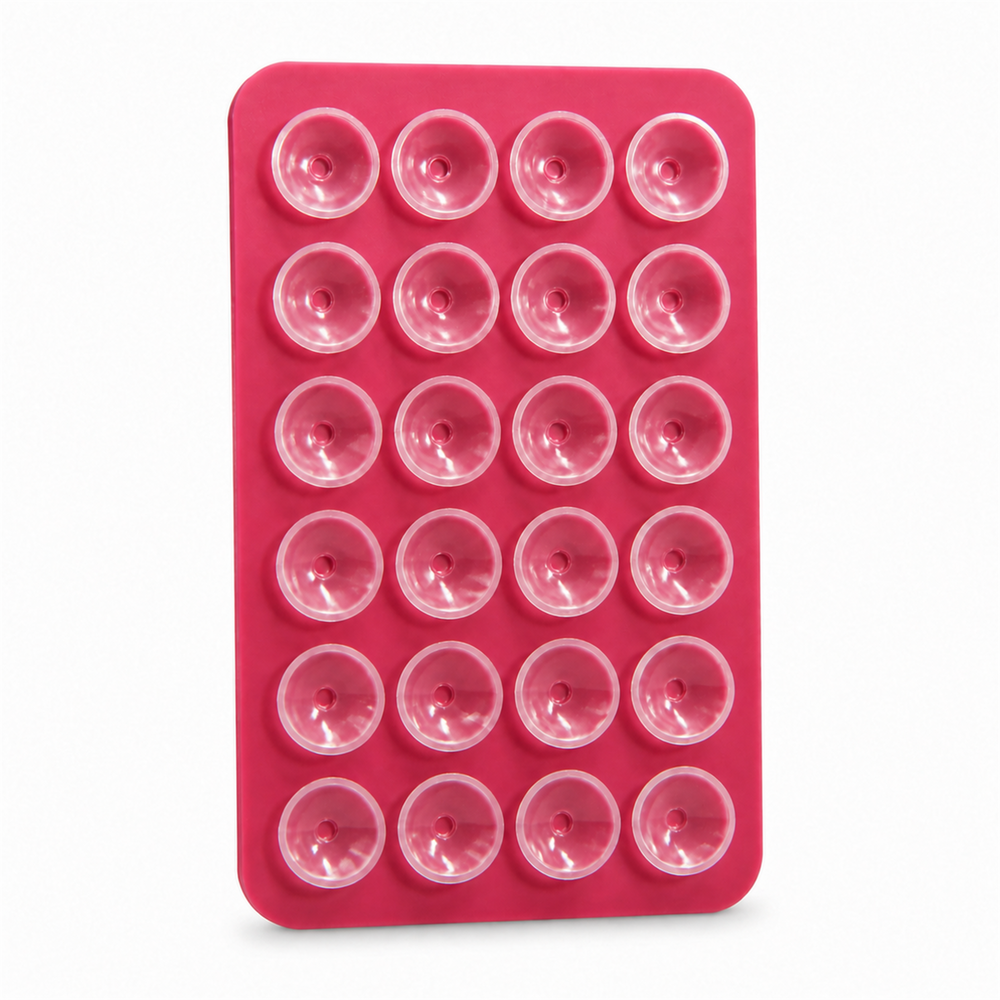 Rose Red silicone suction phone mount for cases
