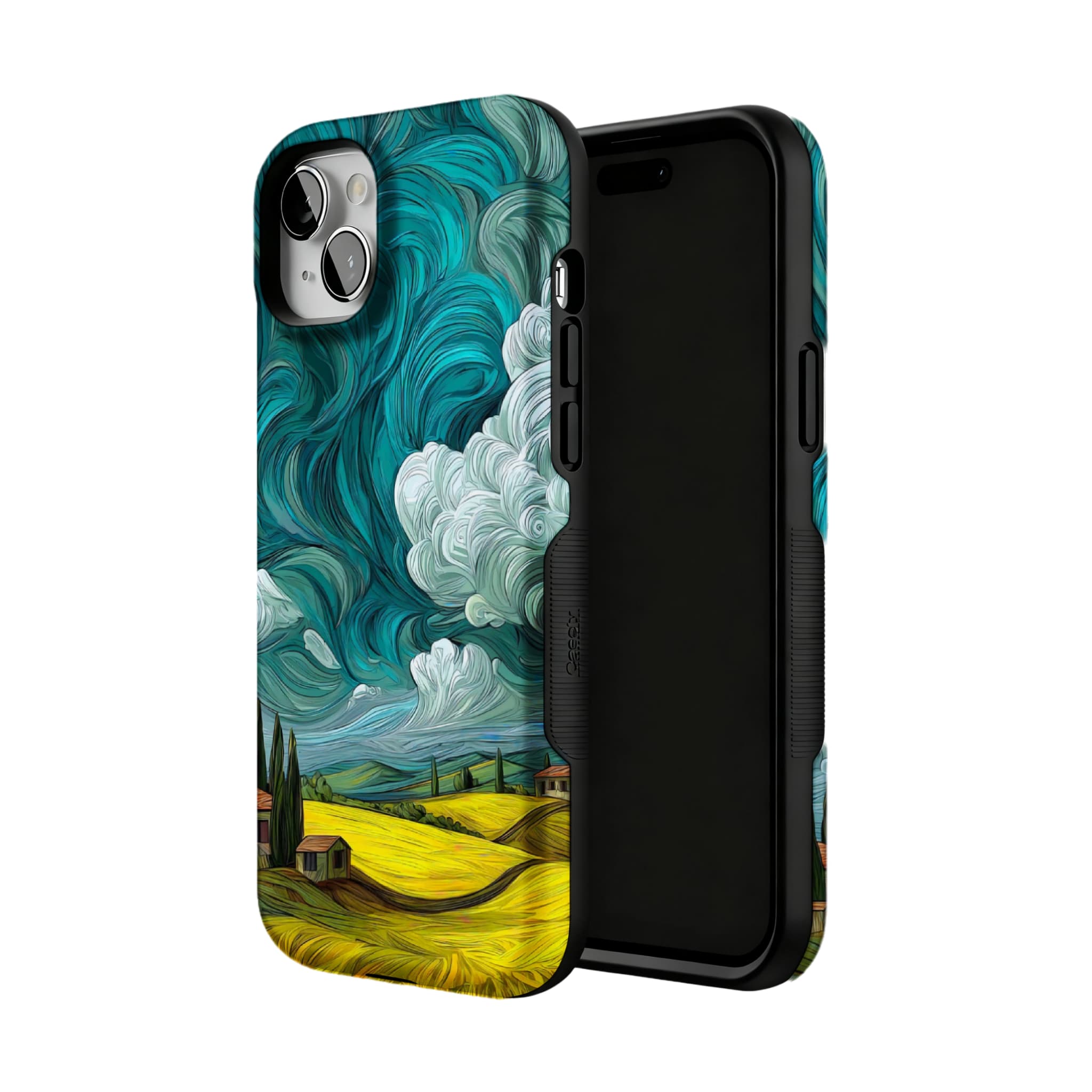 Tuscan Van Gogh Style Phone Case, Anti-Slip Cover for iPhone