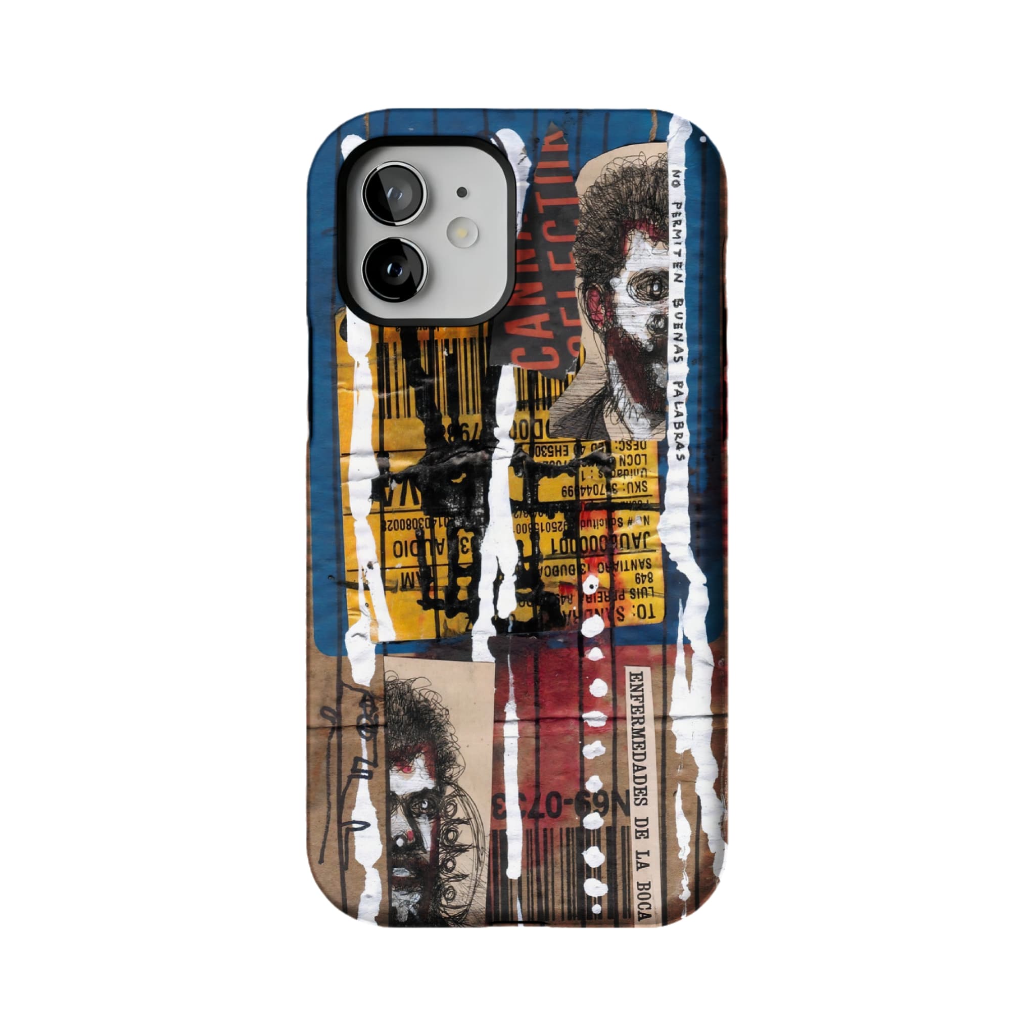 Grunge Collage Phone Case | Street Art Aesthetic Shockproof Case for Samsung & iPhone