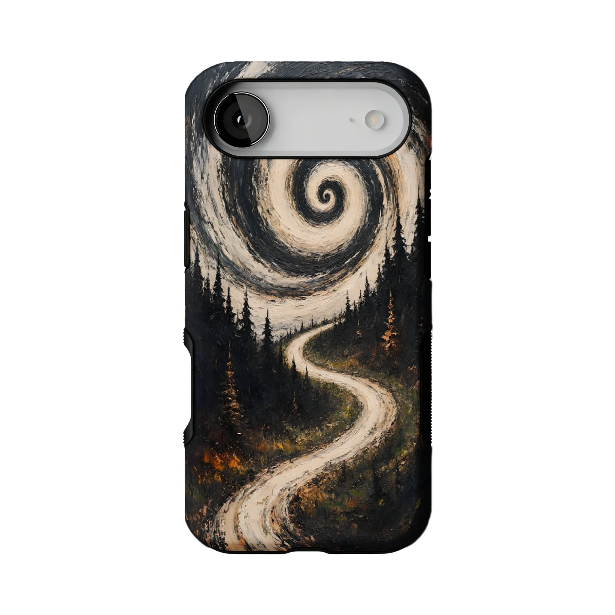 Swirl Sky Forest iPhone Case, Van Gogh Style Shockproof Cover