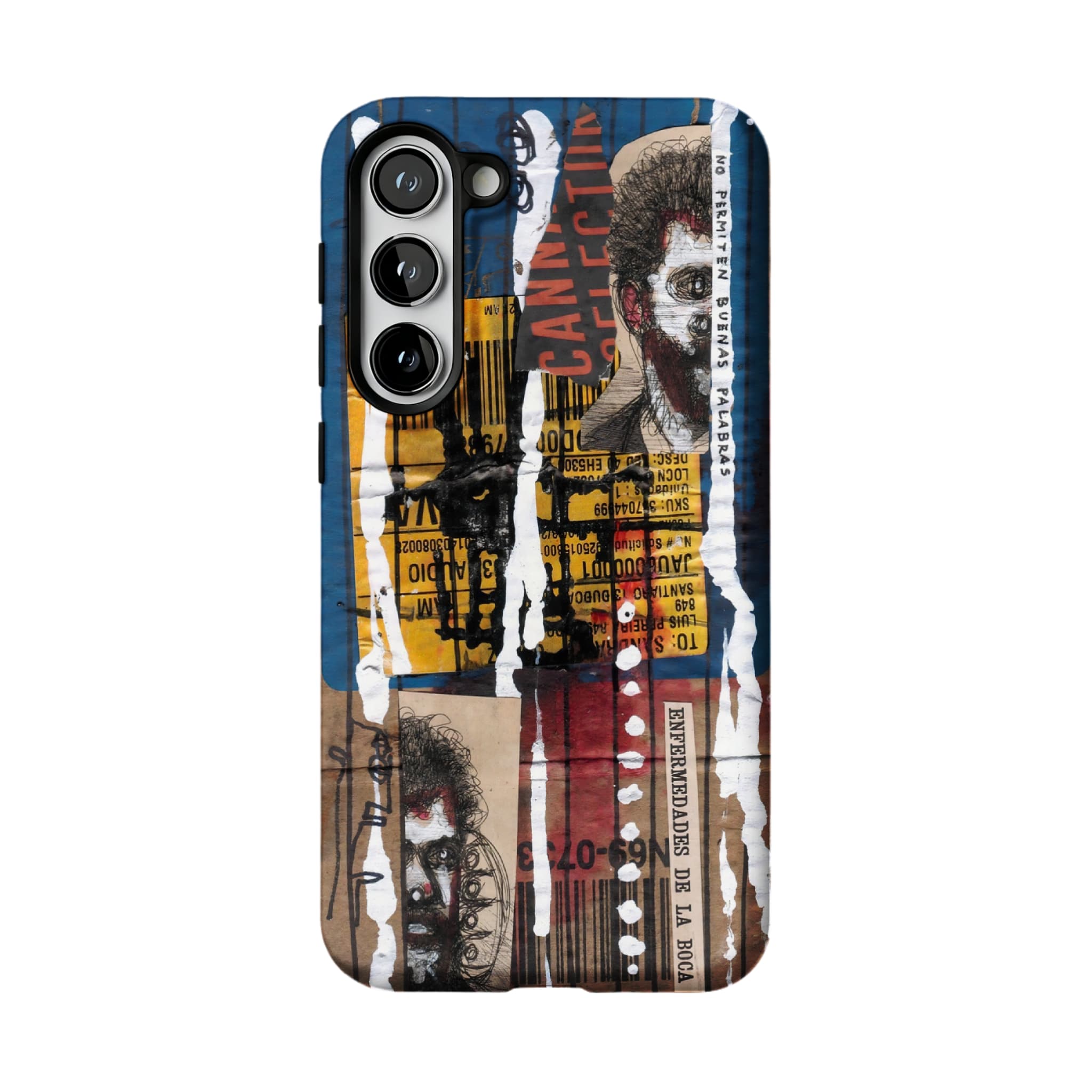 Grunge Collage Phone Case | Street Art Aesthetic Shockproof Case for Samsung & iPhone