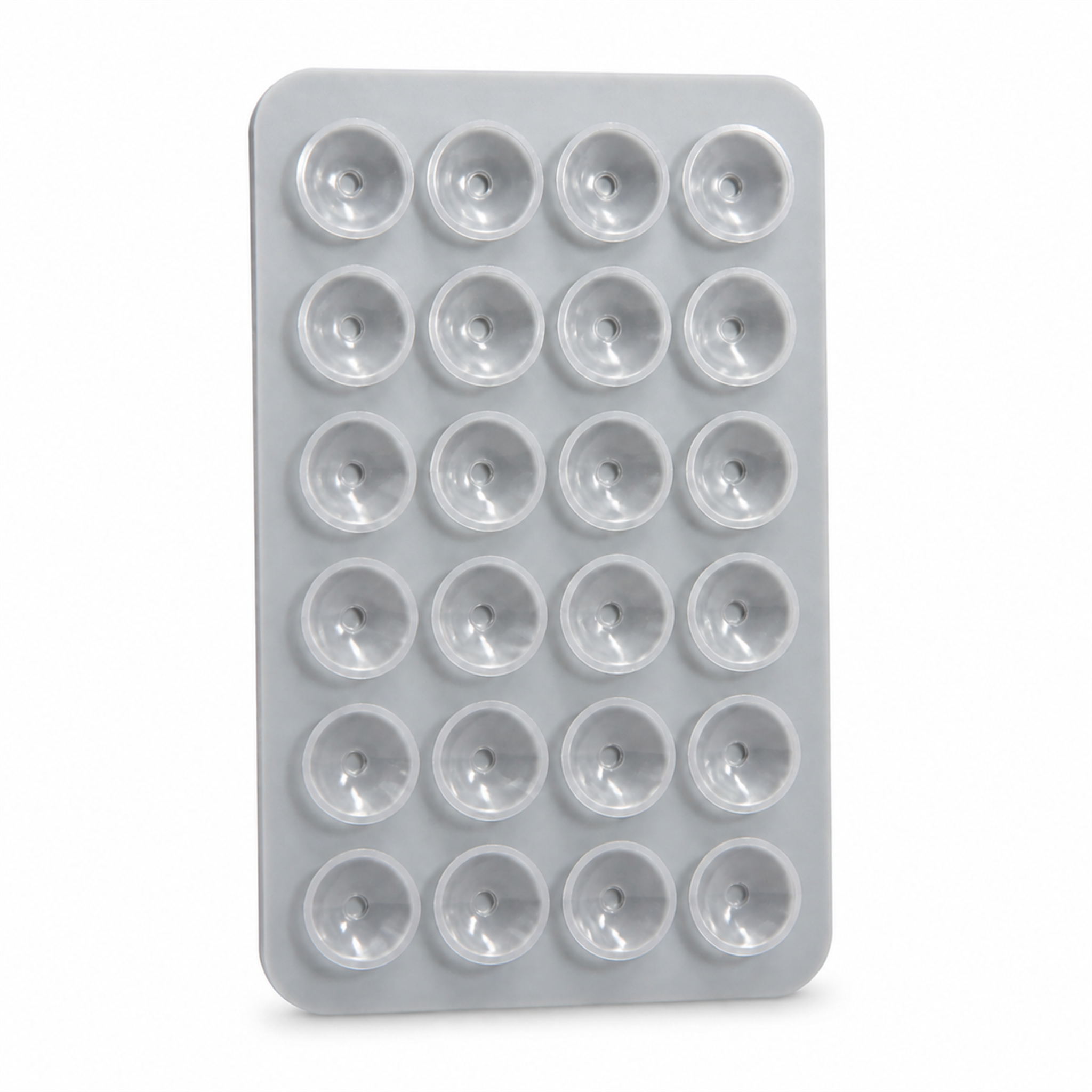 Light Gray silicone suction phone holder for cases
