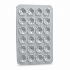 Light Gray silicone suction phone holder for cases